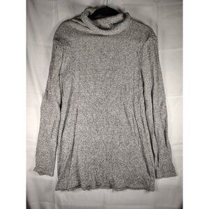 White House Black Market Ladies Gray Cowl Neck Sweater - Size M